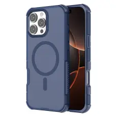 iPhone 16 Pro Skal MagSafe Shockproof Hybrid Bl&aring;