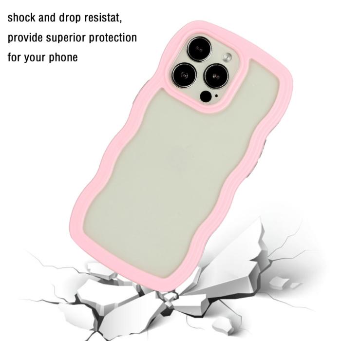Bild 2, iPhone 16 Pro Max Skal Wavy Hybrid Rosa
