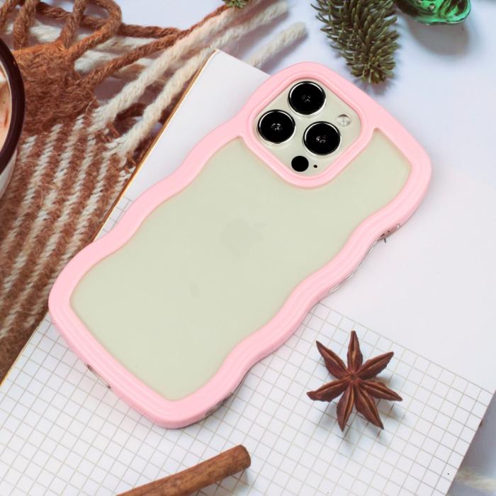 Bild 3, iPhone 16 Pro Max Skal Wavy Hybrid Rosa
