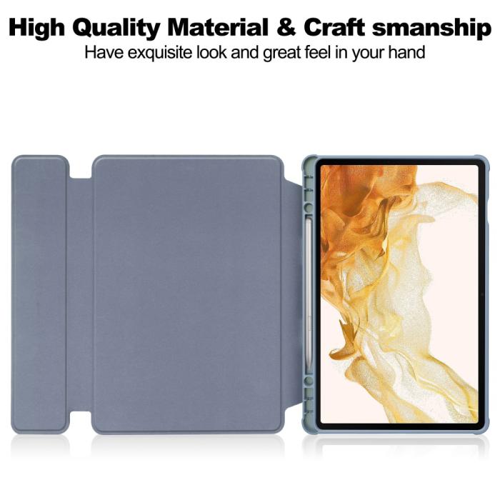 Bild 2, Galaxy Tab S9 Plus Fodral 360° Rotation Hybrid Lila