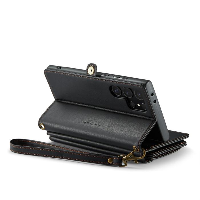 Bild 4, CASEME Samsung Galaxy S24 Ultra Plånboksfodral Svart