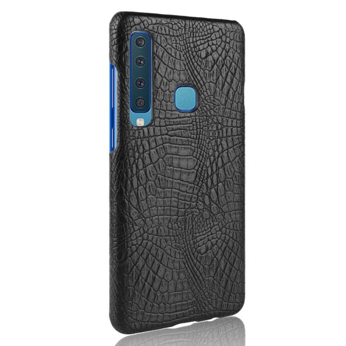 Bild 3, Samsung Galaxy A9 (2018) - Krokodil Mönster Skal - Svart
