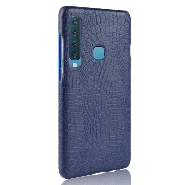 Bild 3, Samsung Galaxy A9 (2018) - Krokodil Mönster Skal - Mörk Blå