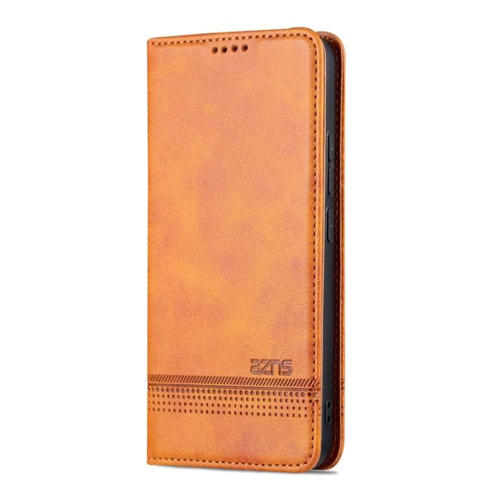 Bild 2, AZNS Xiaomi 13 5G Fodral Flip Läder Ljus Brun