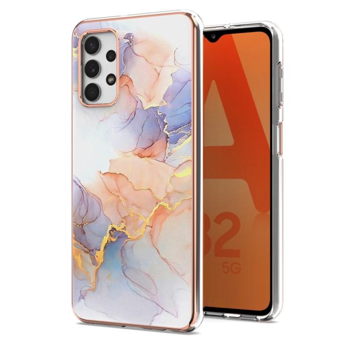 Bild 1, Samsung Galaxy A23 5G Skal Marmor Galaxy White