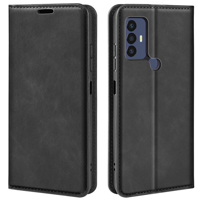 Bild 1, TCL 305 (2022) Fodral Flip Läder Svart