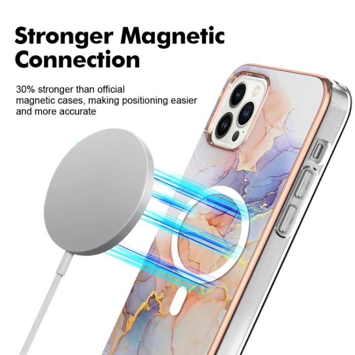 Bild 2, iPhone 15 Pro Skal MagSafe Marmor