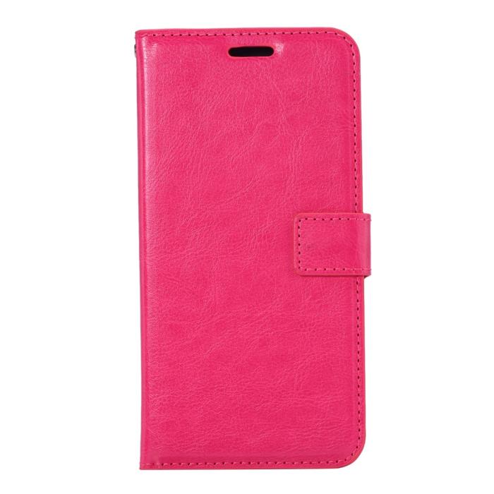 Bild 2, Samsung Galaxy A9 (2018) - Crazy Horse Plånboksfodral - Rosa