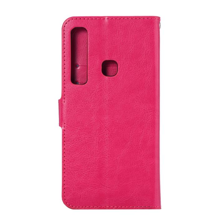 Bild 3, Samsung Galaxy A9 (2018) - Crazy Horse Plånboksfodral - Rosa