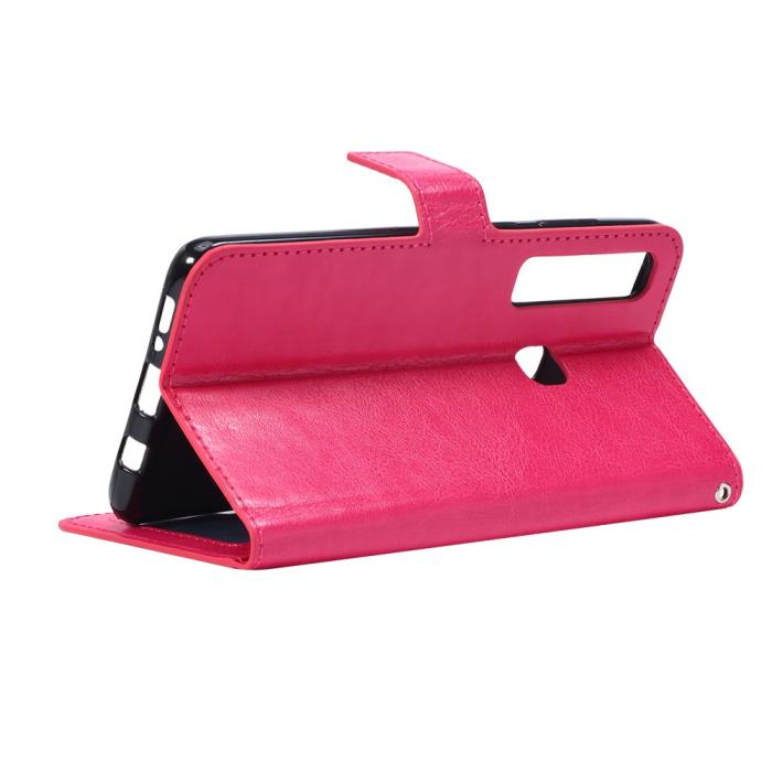 Bild 5, Samsung Galaxy A9 (2018) - Crazy Horse Plånboksfodral - Rosa