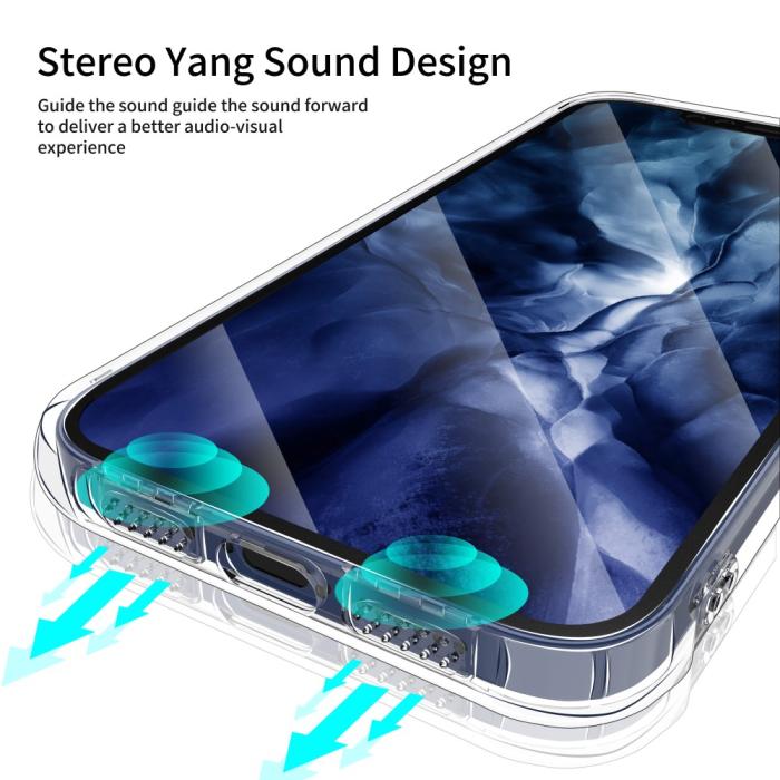 Bild 4, iPhone 12 Pro Max - LEEU DESIGN Shockproof TPU Skal