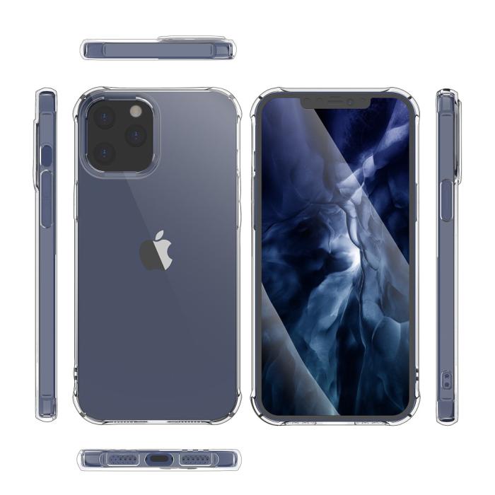 Bild 5, iPhone 12 Pro Max - LEEU DESIGN Shockproof TPU Skal