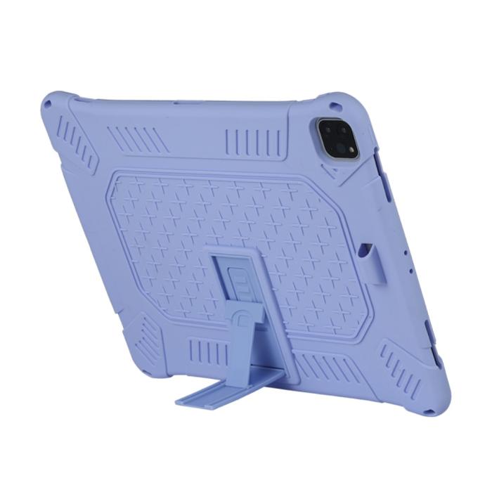Bild 5, iPad Pro 12.9 (2018/2020/2021) - Hybrid Skal Kickstand Och Rem - Lila