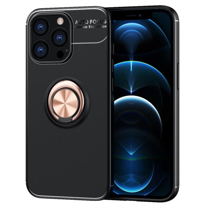 Bild 1, iPhone 13 Pro Max - Ring Skal - Svart/Roséguld