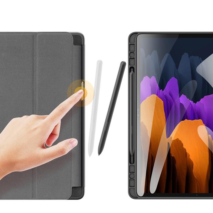 Bild 3, Samsung Galaxy Tab S7 / Tab S8 - DUX DUCIS Domo Tri-Fold Fodral - Svart