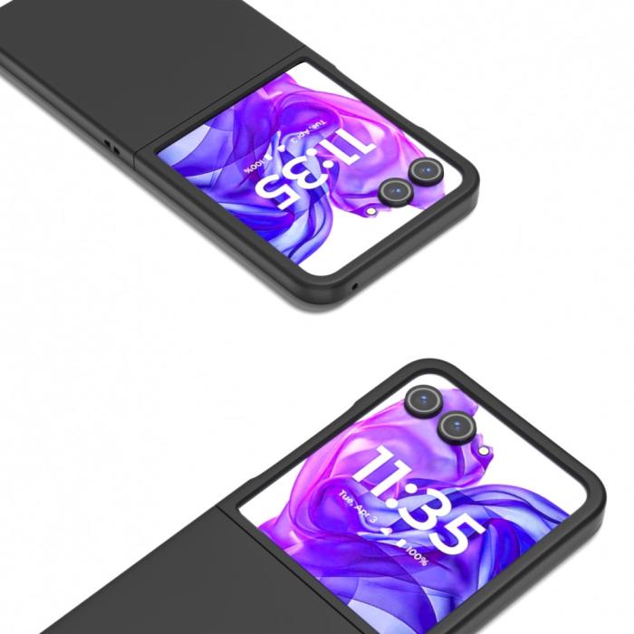 Bild 2, Motorola Razr 50 Ultra 5G Mobilskal Skin Touch Svart