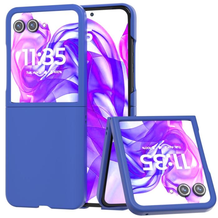 Bild 1, Motorola Razr 50 Ultra 5G 5G Mobilskal Skin Touch Blå