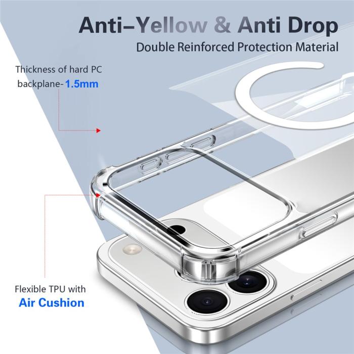 Bild 4, iPhone 18 Pro Max/17 Pro Max Skal MagSafe Shookproof