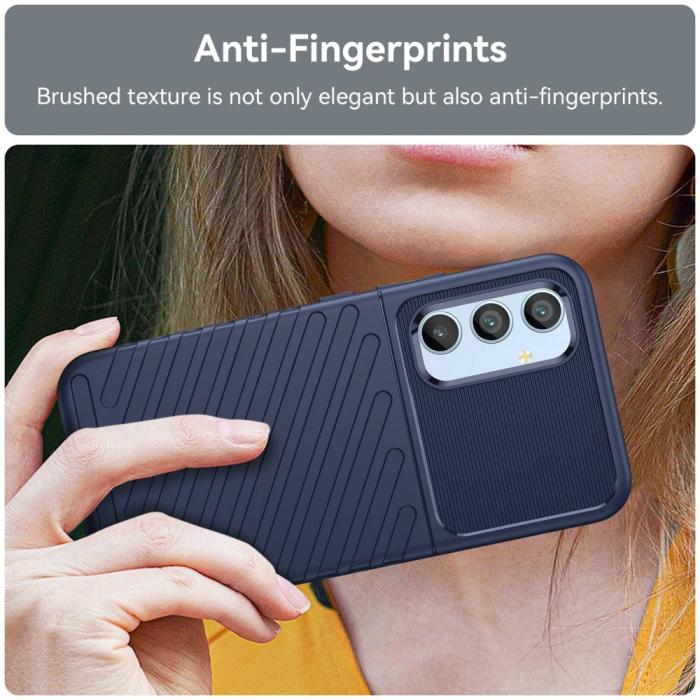 Bild 5, Samsung Galaxy A54 5G Skal Twill Textur Blå