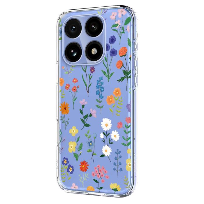 Bild 2, Xiaomi 15T Skal Med Tryck Blommor