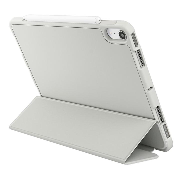 Bild 4, iPad Mini 2024/2021 Fodral Tri-Fold Pennhållare Grå