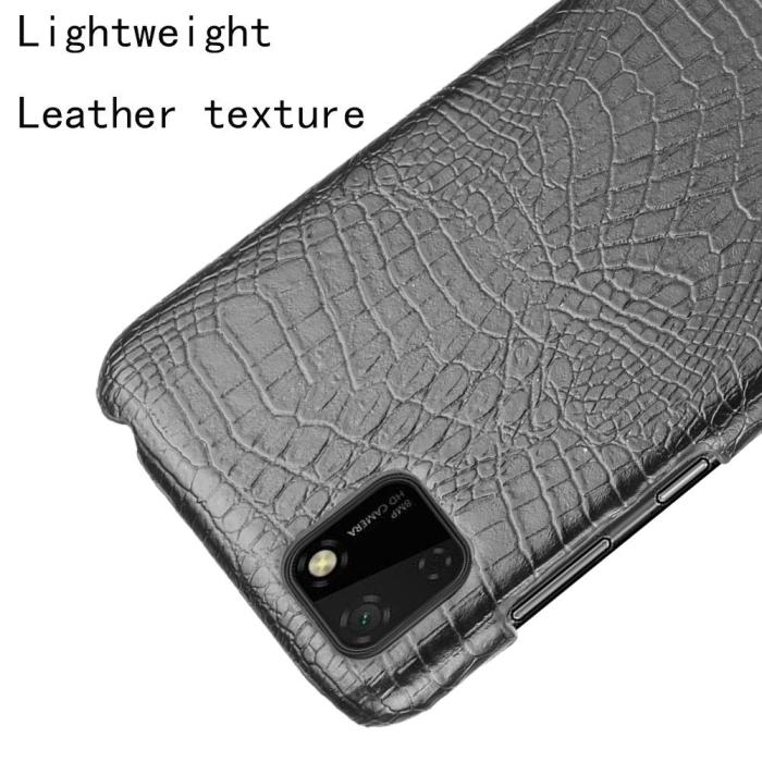Bild 4, Huawei Y5p - Krokodil Mönster Skal - Svart