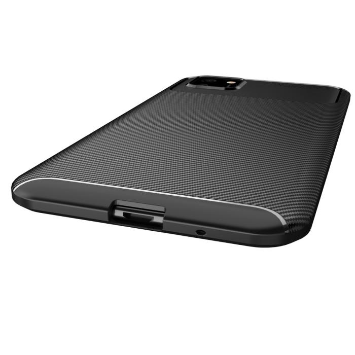 Bild 4, Huawei Y5p - Kolfiber Textur Skal - Svart