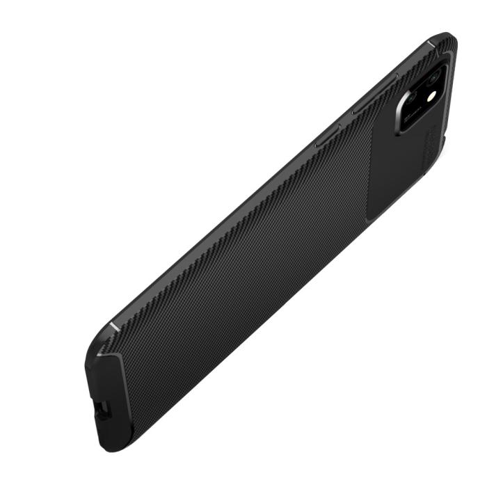 Bild 5, Huawei Y5p - Kolfiber Textur Skal - Svart