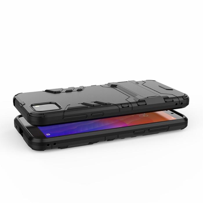 Bild 4, Huawei Y5p - Hybrid Skal med Kickstand - Svart