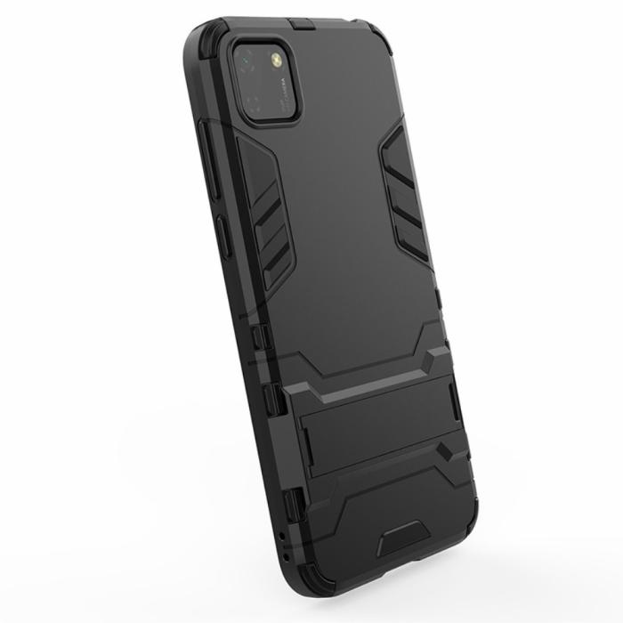 Bild 5, Huawei Y5p - Hybrid Skal med Kickstand - Svart