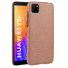 Huawei Y5p - Krokodil M&ouml;nster Skal - Brun