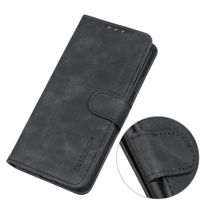 Bild 4, KHAZNEH Samsung Galaxy A57 5G Fodral Retro Läder Svart