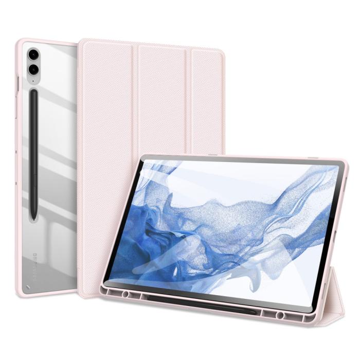 Bild 1, DUX DUCIS Galaxy Tab S9 FE Plus Fodral TOBY Hybrid Rosa