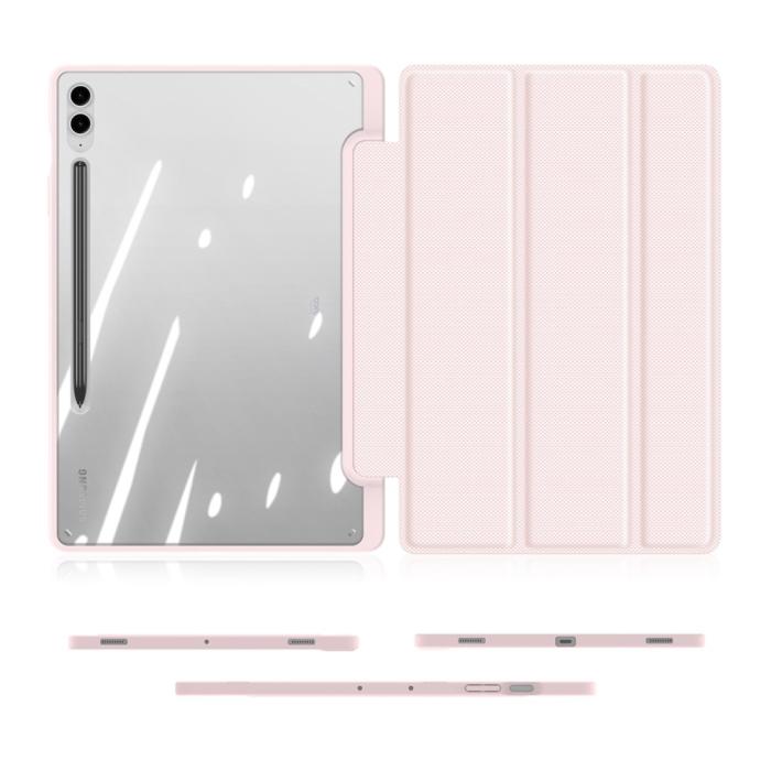 Bild 4, DUX DUCIS Galaxy Tab S9 FE Plus Fodral TOBY Hybrid Rosa