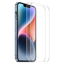 ENKAY iPhone 15 2-PACK Skärmskydd Härdat Glas