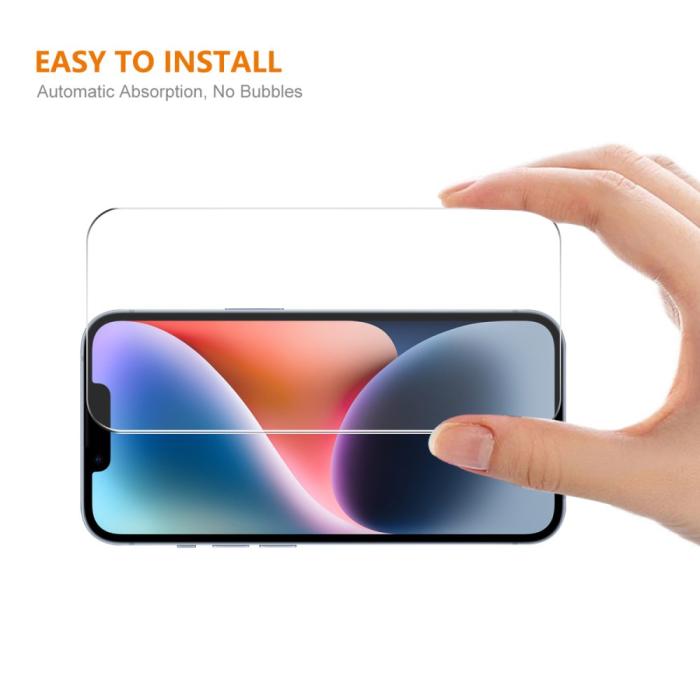 Bild 3, ENKAY iPhone 15 2-PACK Skärmskydd Härdat Glas
