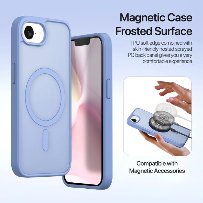 Bild 6, DUX DUCIS iPhone 17e / 16e 2in1 Magnet Fodral Lawa Series Blå