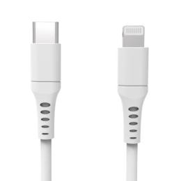 GEAR Laddkabel MFi USB-C till Lightning 3m Vit