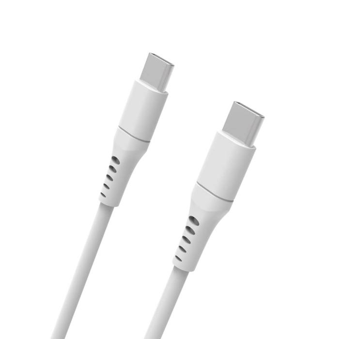 Bild 2, GEAR Laddkabel USB-C till USB-C 3m Vit