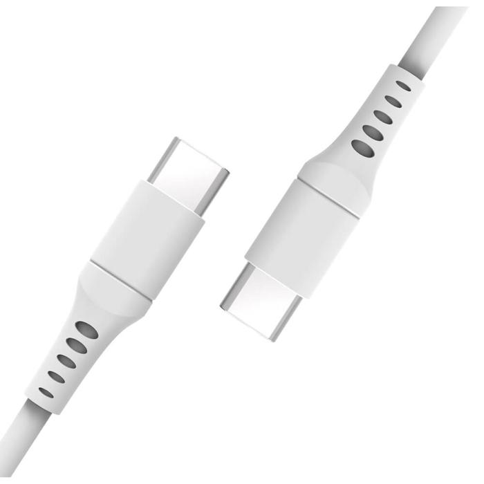 Bild 3, GEAR Laddkabel USB-C till USB-C 3m Vit