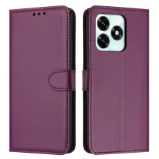 Honor X5c Plus Pl&aring;nboksfodral L&auml;der Lila