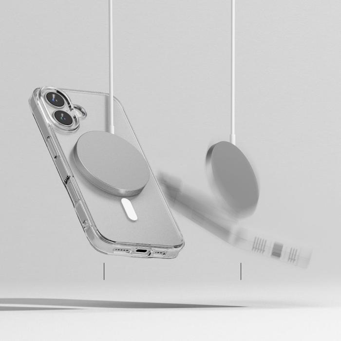 Bild 6, Ringke iPhone 16 Skal MagSafe Fusion Matt Transparent