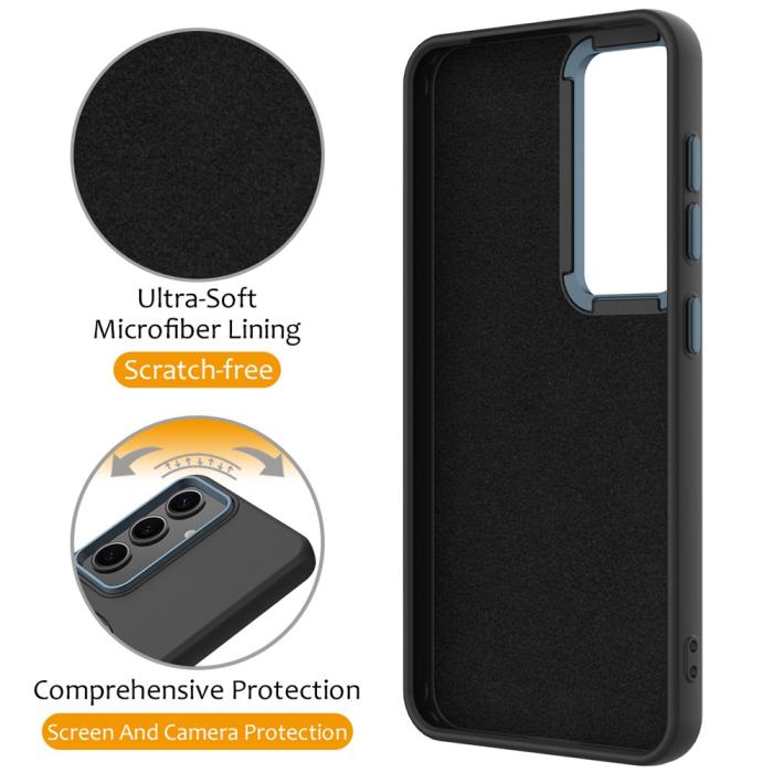 Bild 3, Samsung Galaxy S25 / S24 Skal MagSafe Kickstand Hybrid Svart