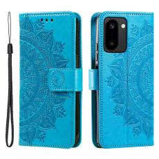 OnePlus 15R Fodral Mandala L&auml;der Bl&aring;