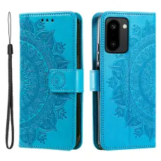 OnePlus 15R Fodral Mandala L&auml;der Bl&aring;