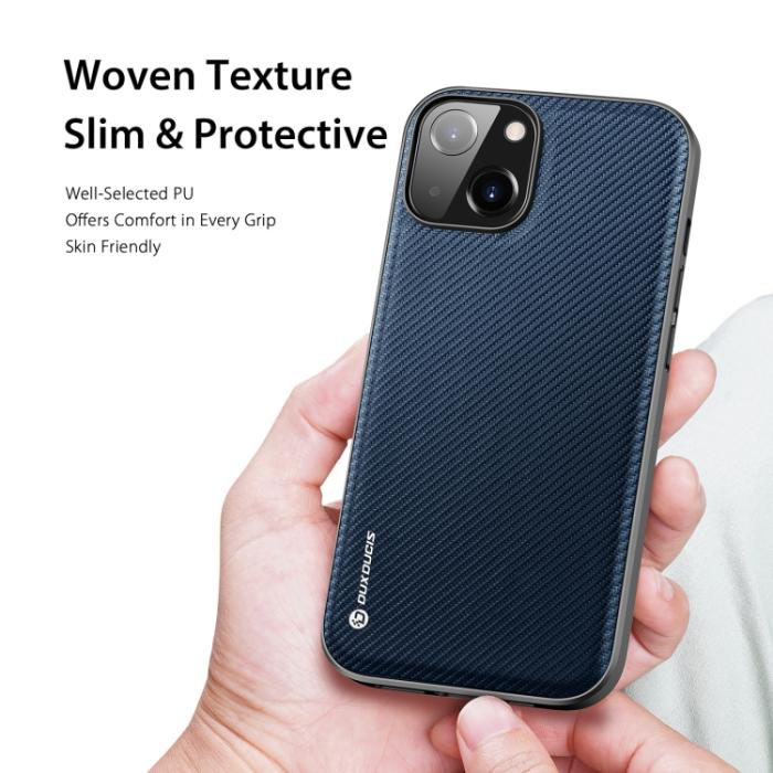 Bild 4, DUX DUCIS iPhone 14 Skal FINO Nylon Blå