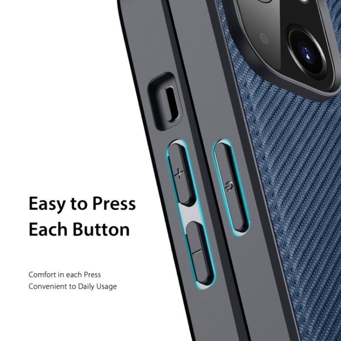 Bild 6, DUX DUCIS iPhone 14 Skal FINO Nylon Blå