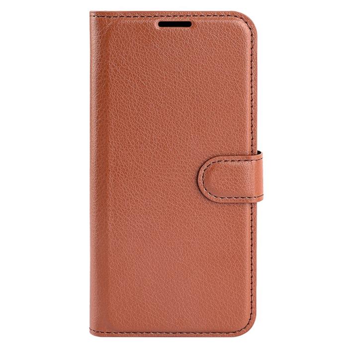 Bild 5, OnePlus Nord CE 3 Lite 5G Fodral Litchi Läder Brun