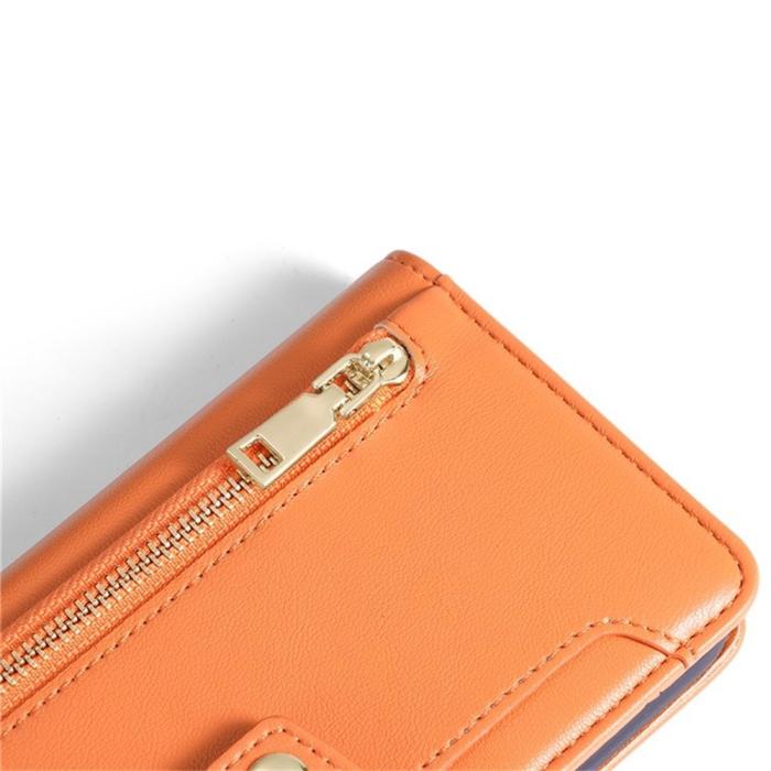 Bild 6, Xiaomi Redmi 15C Fodral Läder Multifunktionellt Orange