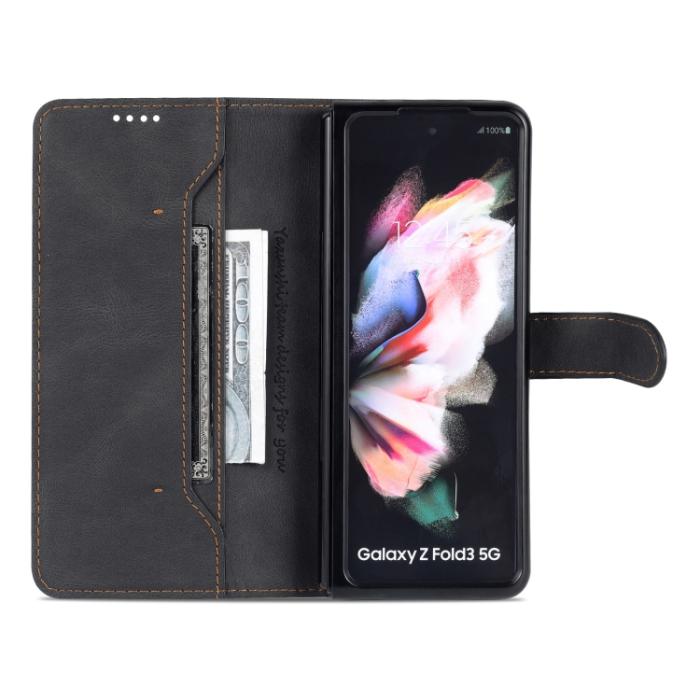 Bild 4, AZNS Galaxy Z Fold 3 Fodral Skin Touch Svart